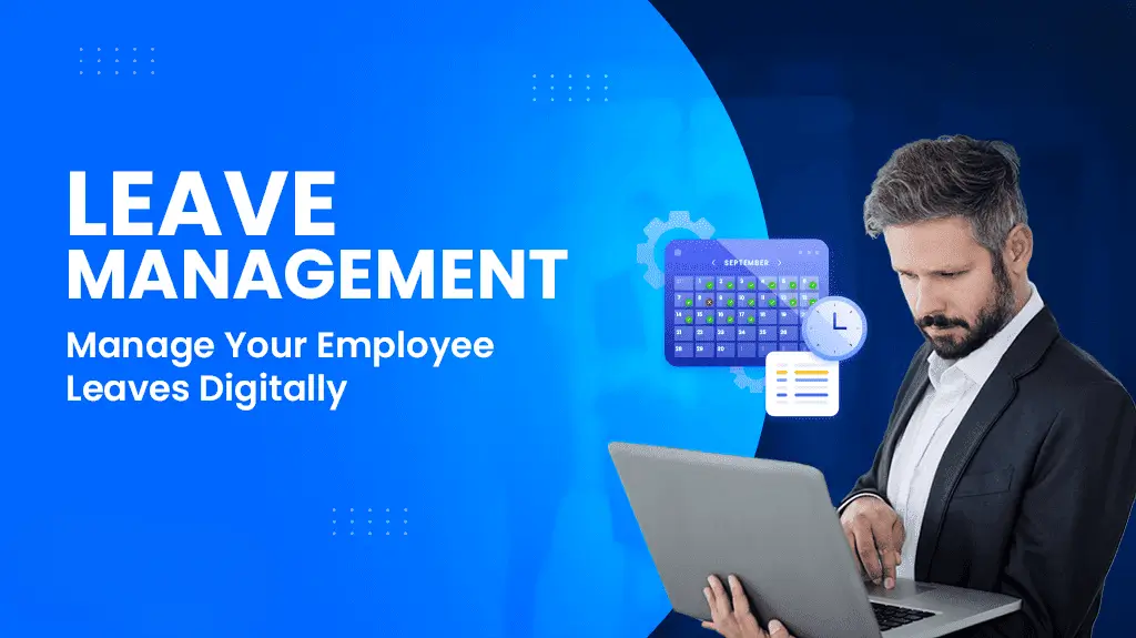 Leave management system software dashboard